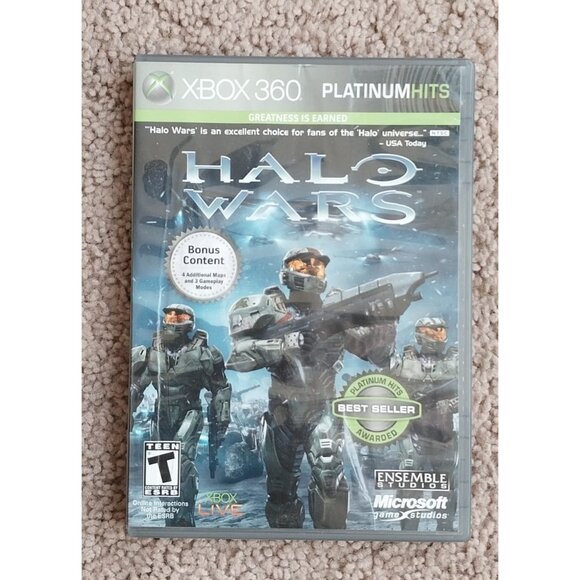 Xbox 360 Other - Halo Wars Platinum Hits Microsoft Xbox 360 Video Game Complete